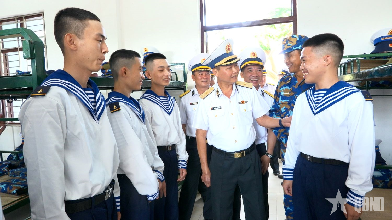 Tư lệnh Vùng 4 Hải quân kiểm tra công tác tiếp nhận và huấn luyện chiến sĩ mới